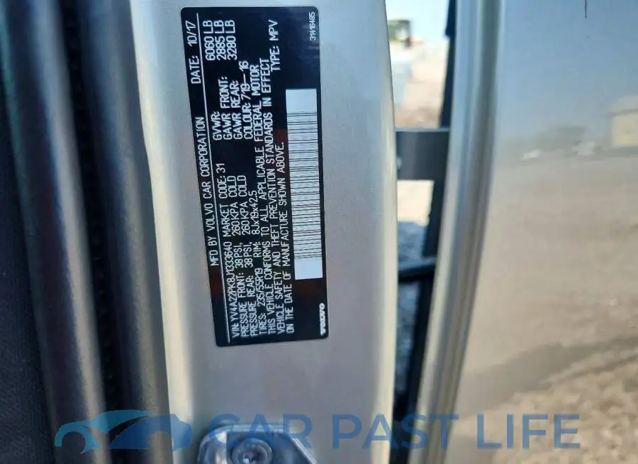 YV4A22PK8J1333640# 12
