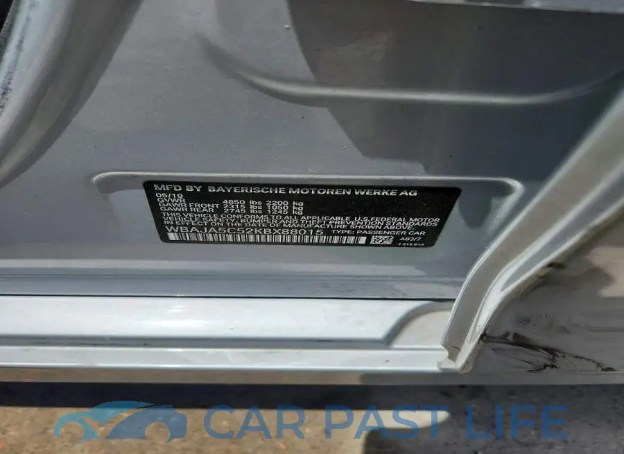 WBAJA5C52KBX88015# 12