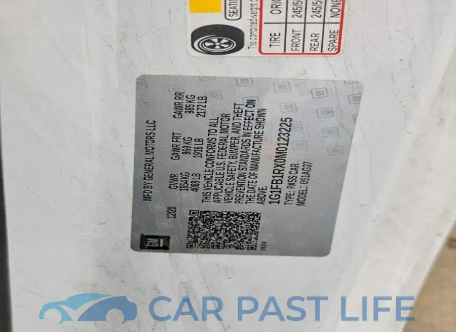 1G1FB1RX0M0123225# 12
