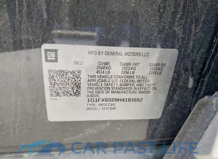 1G1FX6S09H4183692# 14
