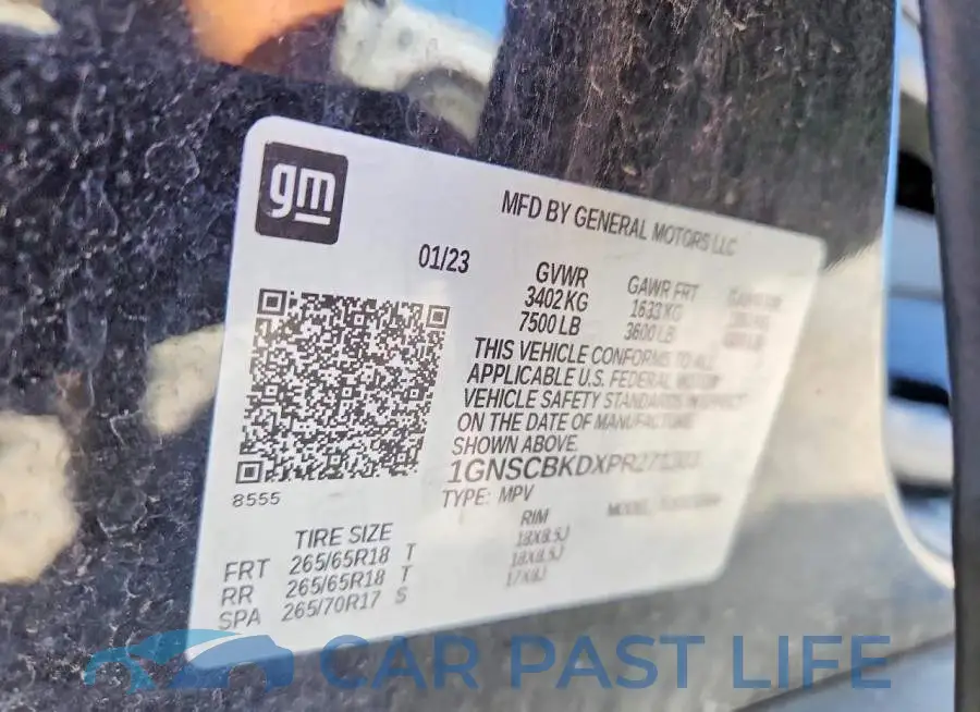 1GNSCBKDXPR271303# 13