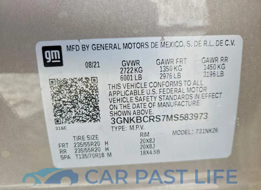 3GNKBCRS7MS583973# 13