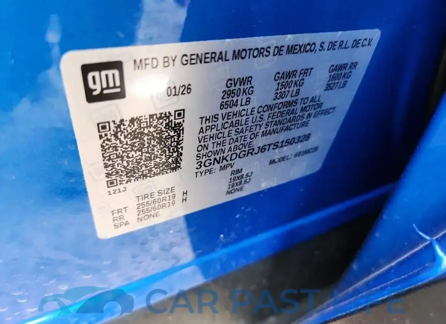 3GNKDGRJ6TS150328# 12