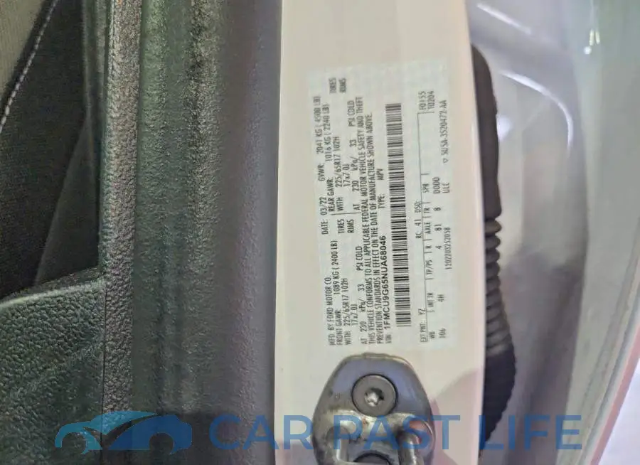 1FMCU9G65NUA68046# 13