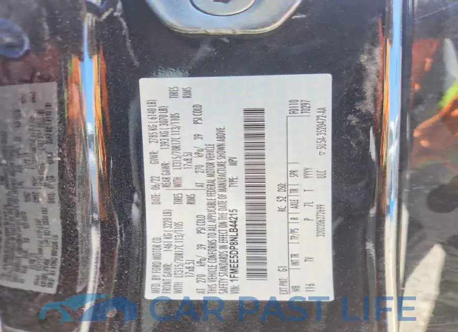 1FMEE5DP8NLB44215# 13