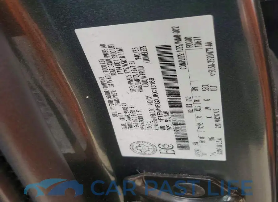 1FTEW1EGXJKC13169# 12