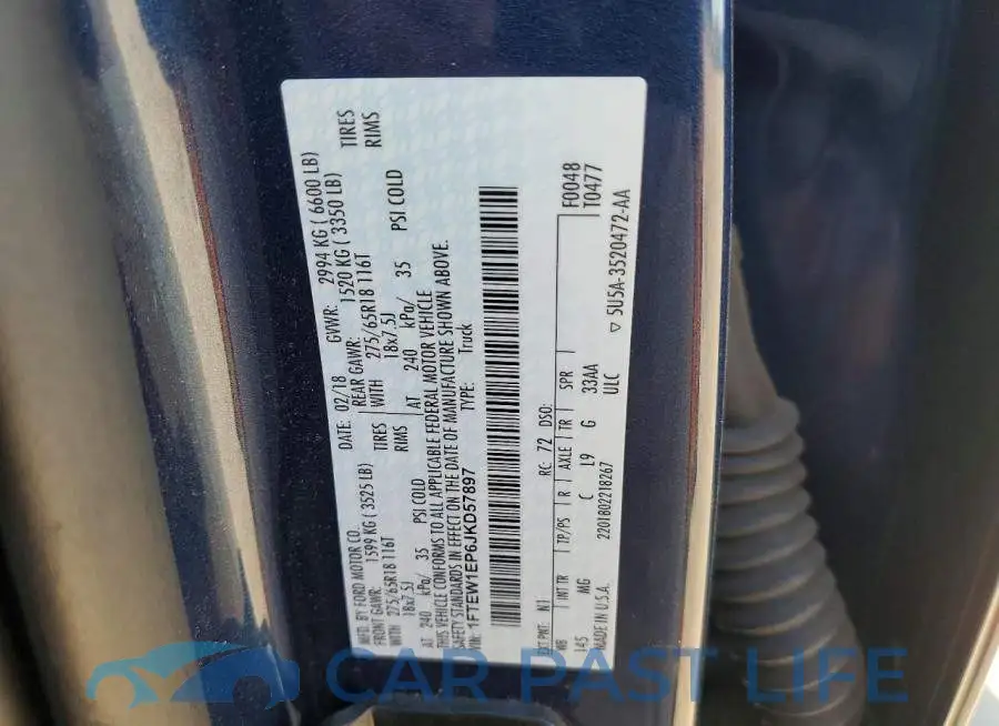 1FTEW1EP6JKD57897# 13