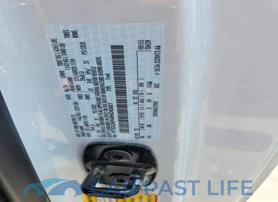 1FTEX2KP4RKD92621# 12