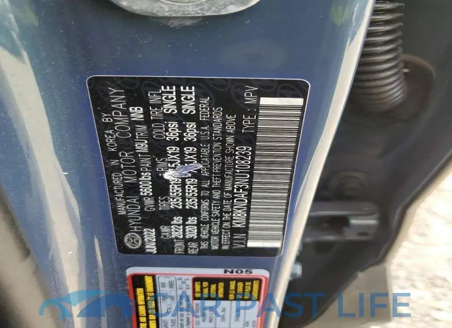 KM8KNDAF3NU108239# 13