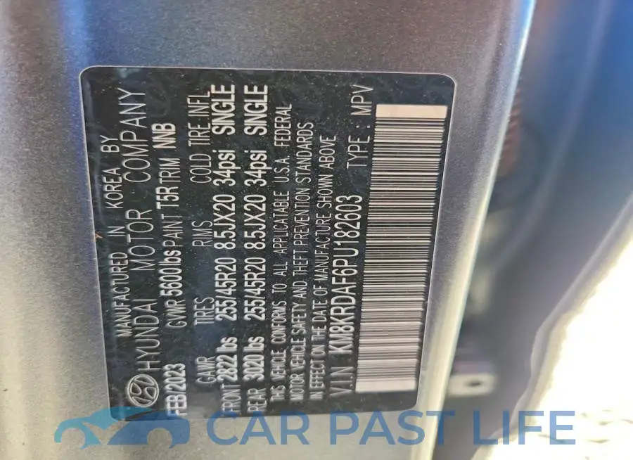 KM8KRDAF6PU182603# 13