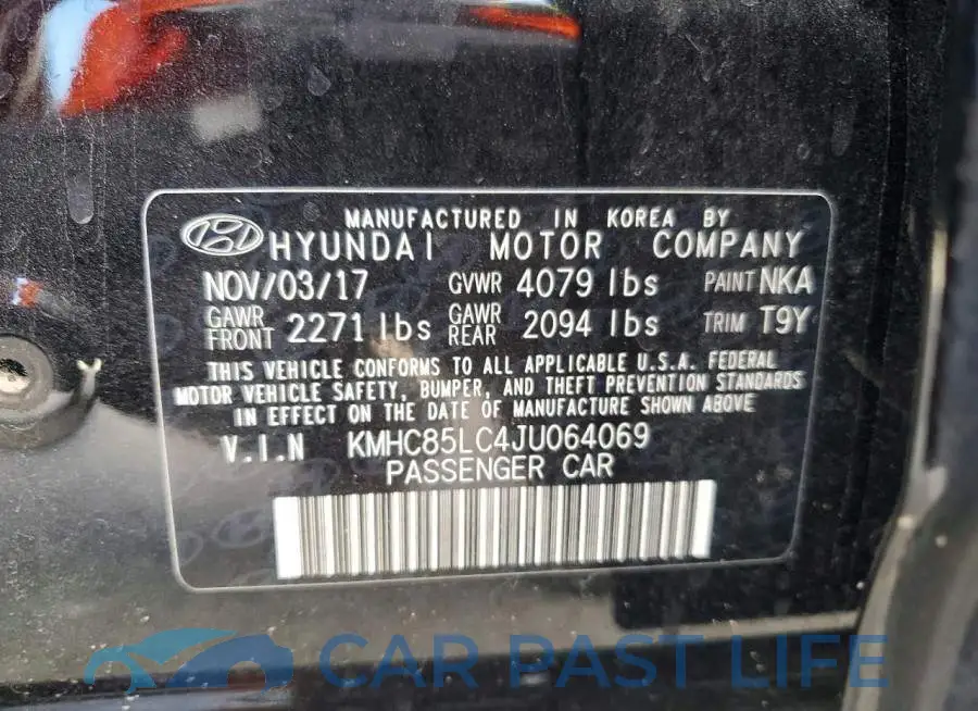 KMHC85LC4JU064069# 13