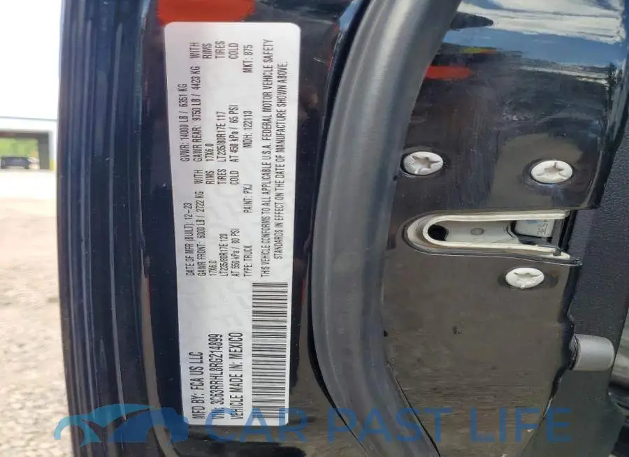 3C63RRHL8RG214899# 12