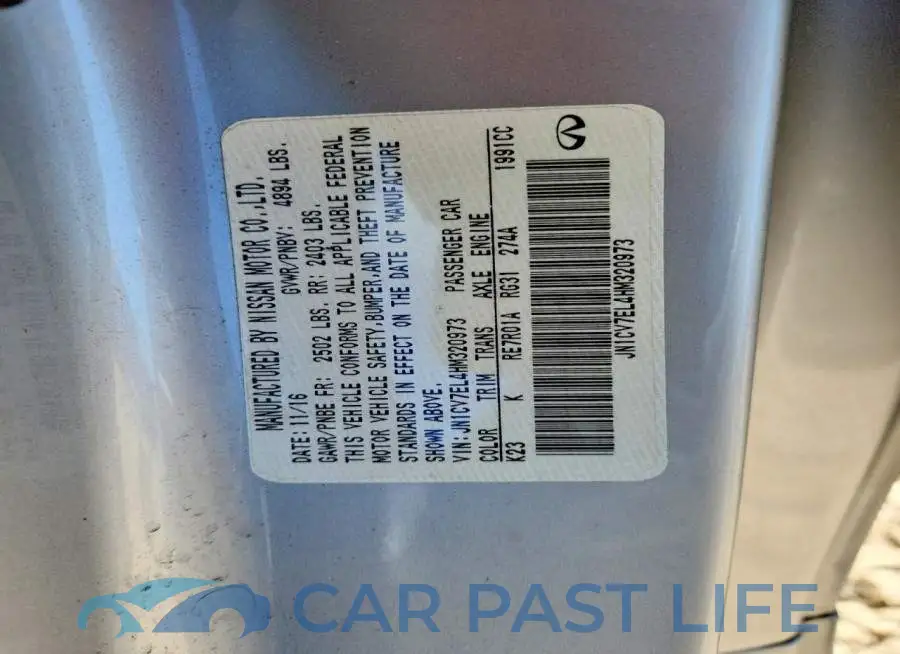 JN1CV7EL4HM320973# 12