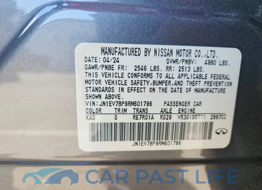 JN1EV7BP9RM601796# 12