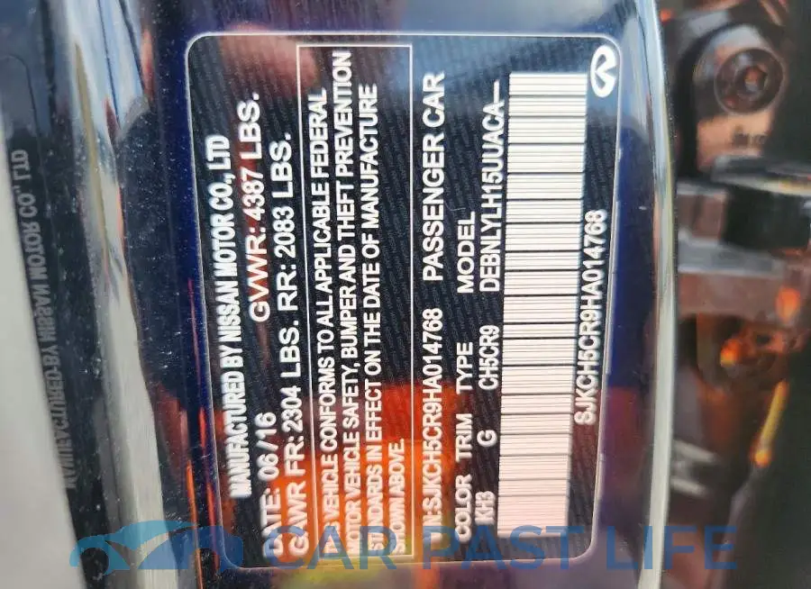 SJKCH5CR9HA014768# 13