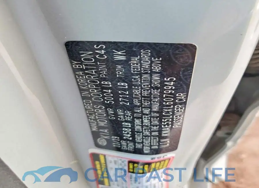 KNAE55LCXL6079945# 12