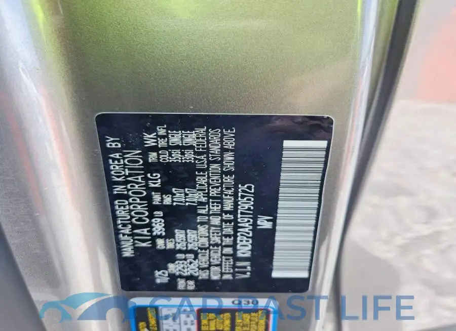 KNDEP2AA9T7905725# 13