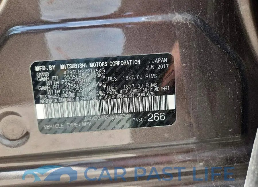 JA4AD3A39HZ062260# 14
