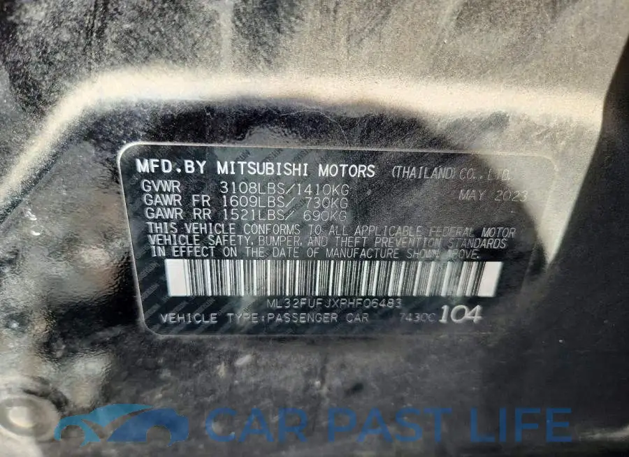 ML32FUFJXPHF06483# 12