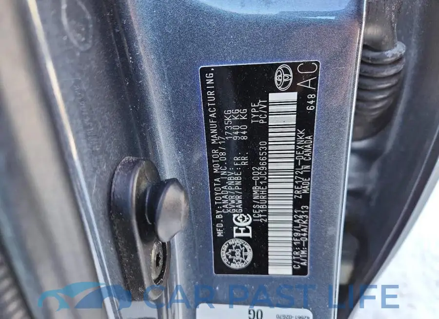 2T1BURHE1JC966530# 12