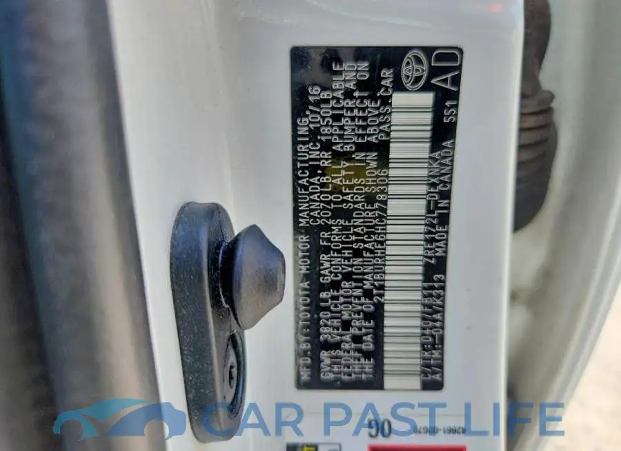 2T1BURHE6HC778306# 13