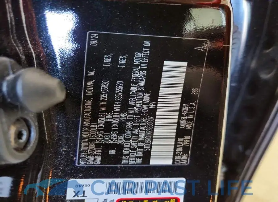 5TDEBRCH7RS630307# 14