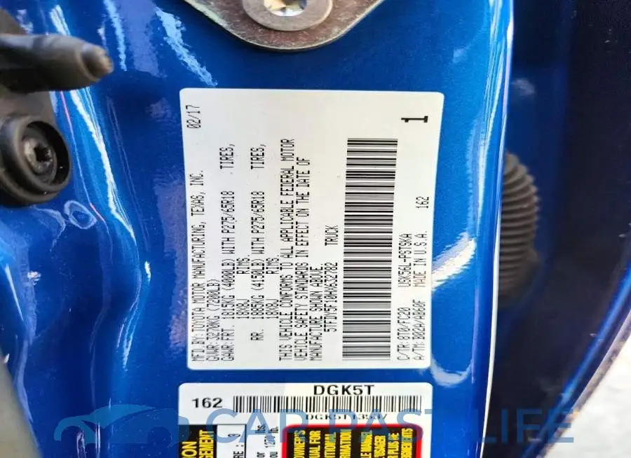 5TFDY5F10HX632782# 12