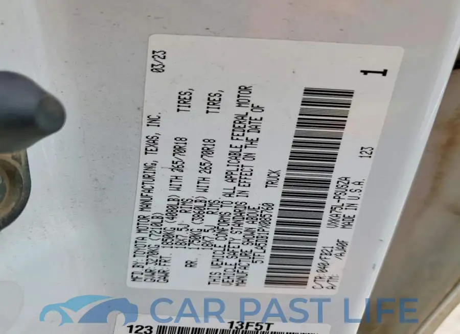 5TFLA5DB1PX085760# 12