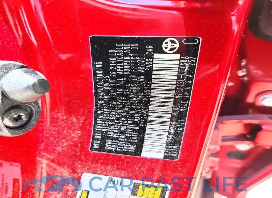 5YFS4MCE0TP255172# 13