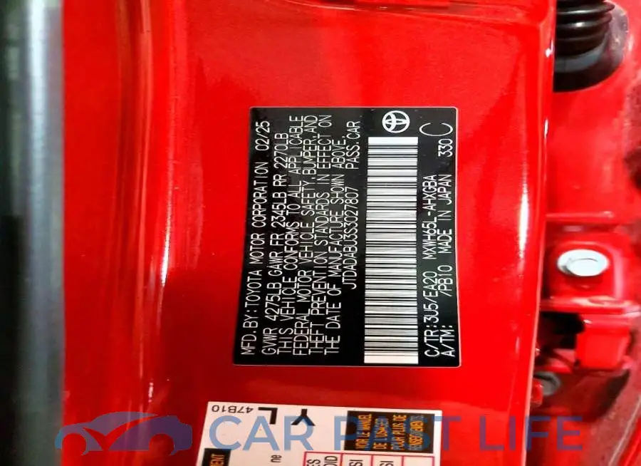 JTDADABU3S3027807# 13