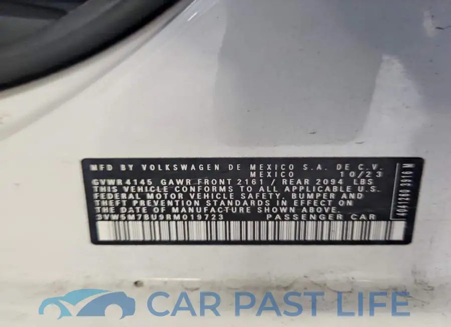 3VW5M7BU9RM019723# 13