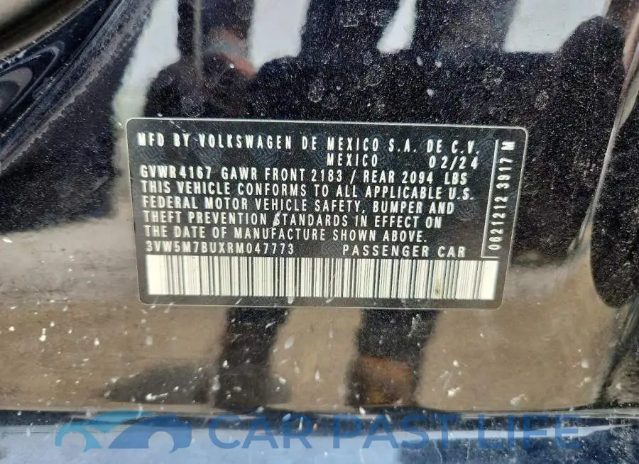3VW5M7BUXRM047773# 12
