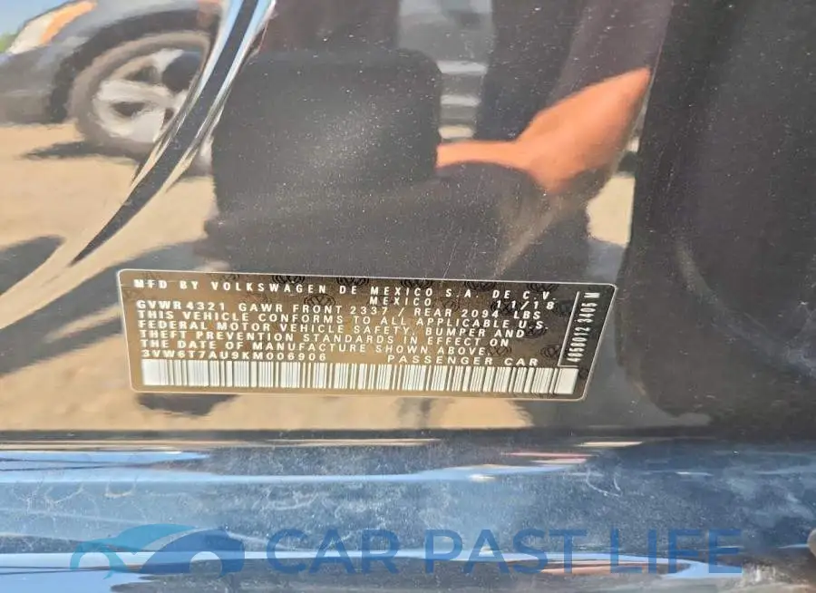 3VW6T7AU9KM006906# 13