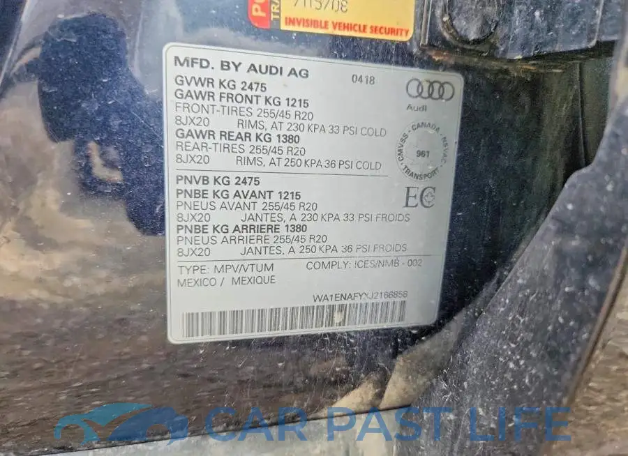 WA1ENAFYXJ2166858# 13