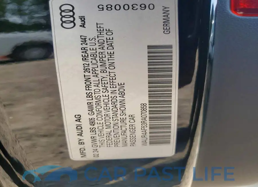 WAUR4AF53RA070858# 12