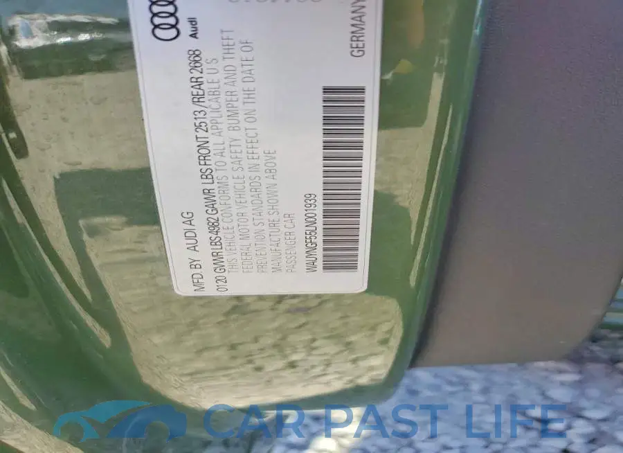 WAUYNGF55LN001939# 12