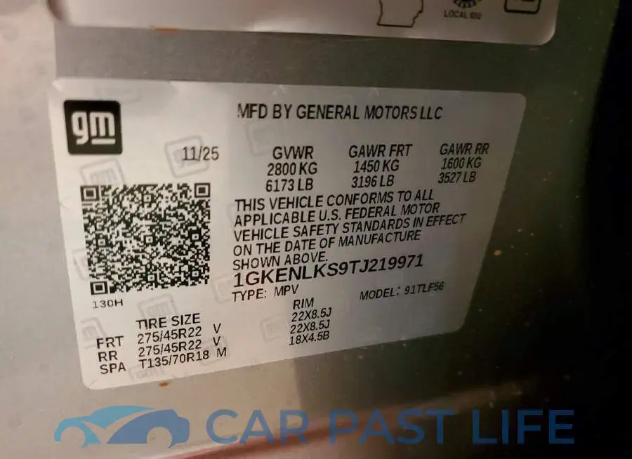 1GKENLKS9TJ219971# 13