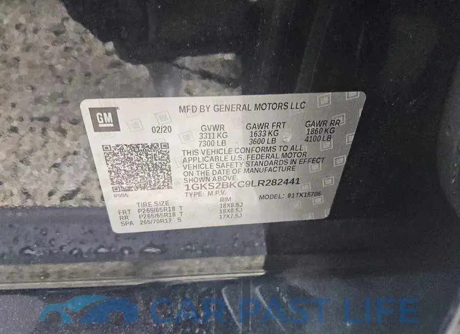 1GKS2BKC9LR282441# 13