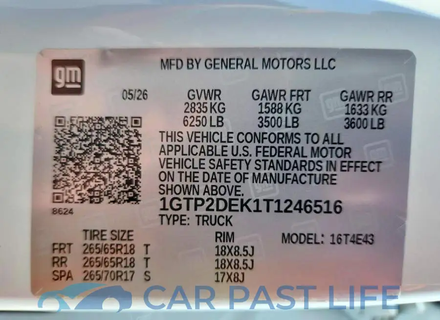1GTP2DEK1T1246516# 13
