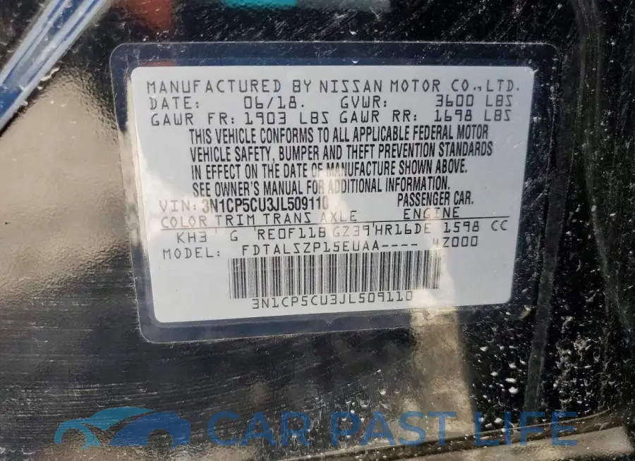 3N1CP5CU3JL509110# 13