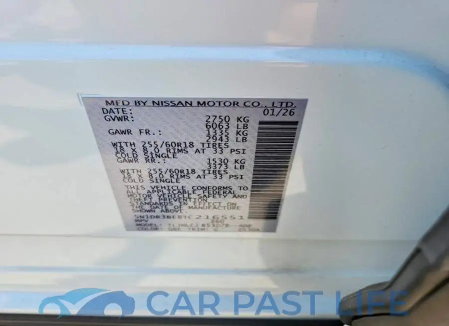 5N1DR3BE8TC216551# 13