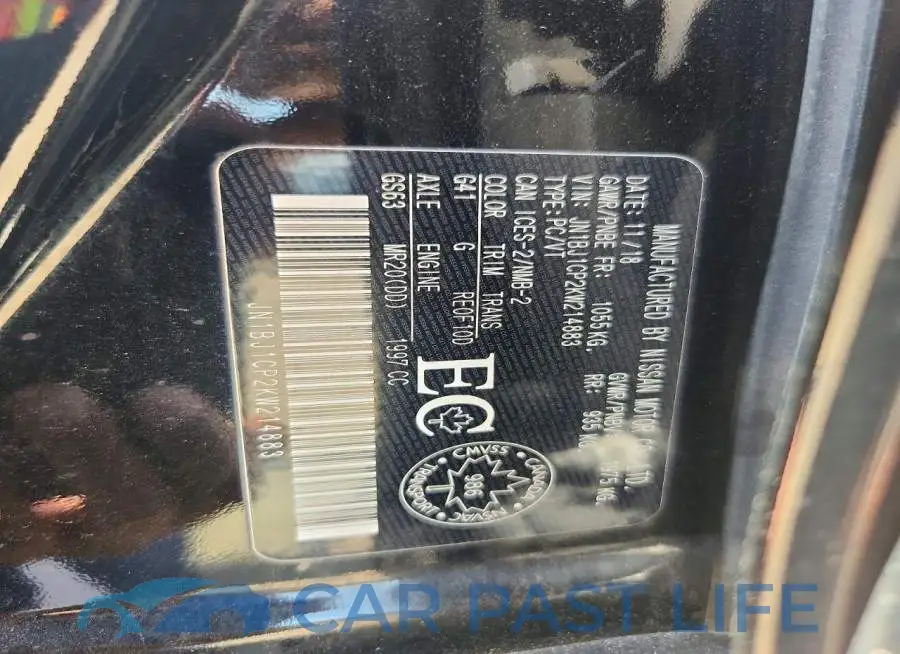 JN1BJ1CP2KW214883# 12