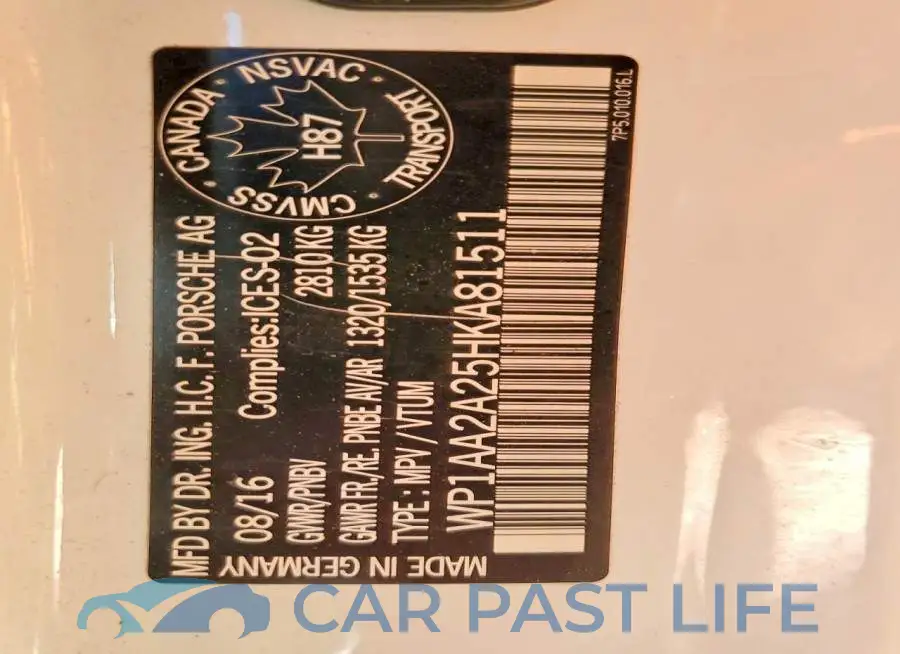 WP1AA2A25HKA81511# 14