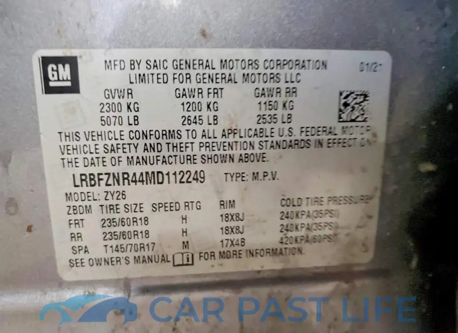 LRBFZNR44MD112249# 13
