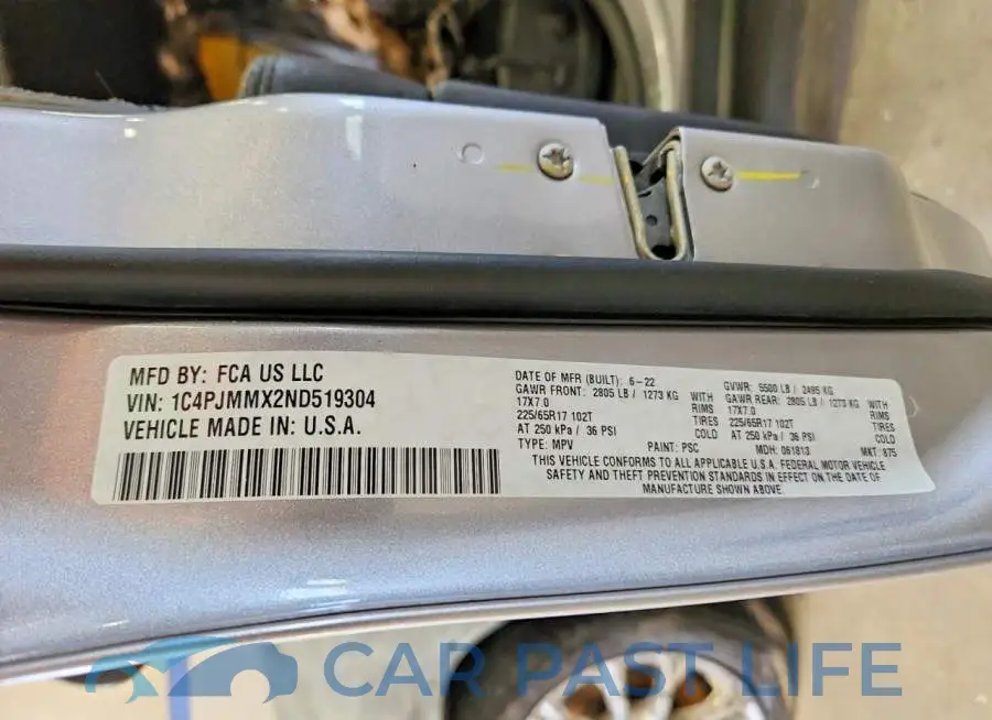 1C4PJMMX2ND519304# 13