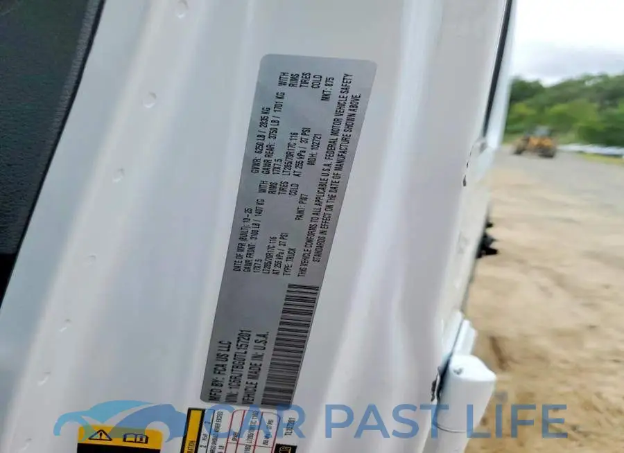 1C6RJTBG0TL157201# 12