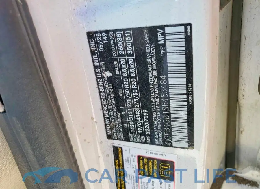4JGFB4GB1SB453484# 13