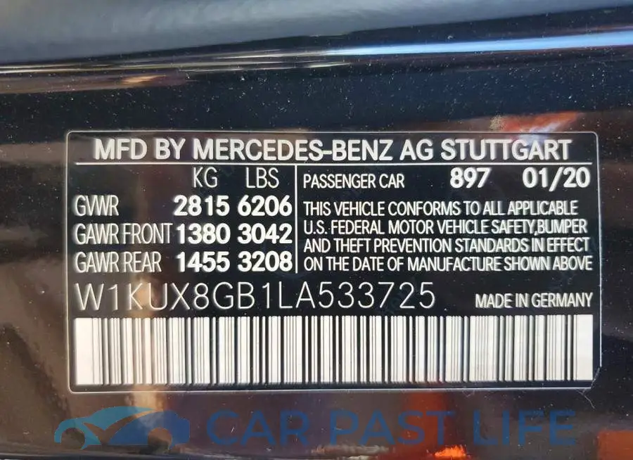 W1KUX8GB1LA533725# 13