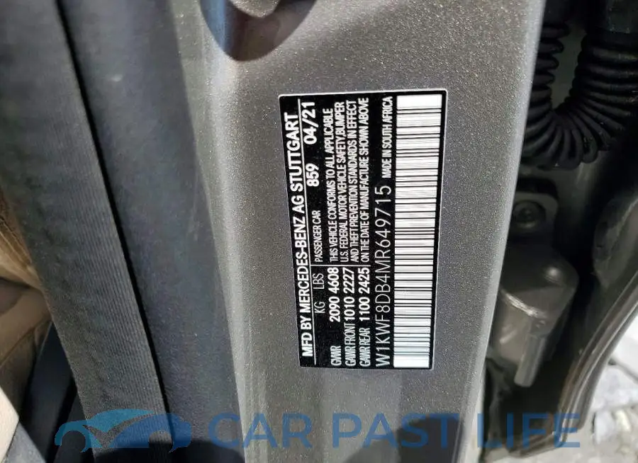 W1KWF8DB4MR649715# 13