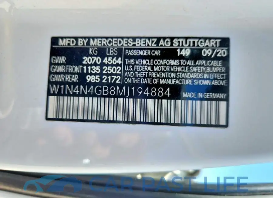 W1N4N4GB8MJ194884# 14